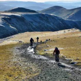 Mountain bikes near Helvellyn