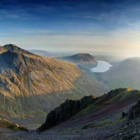 Skafell Pike and Wast Water
